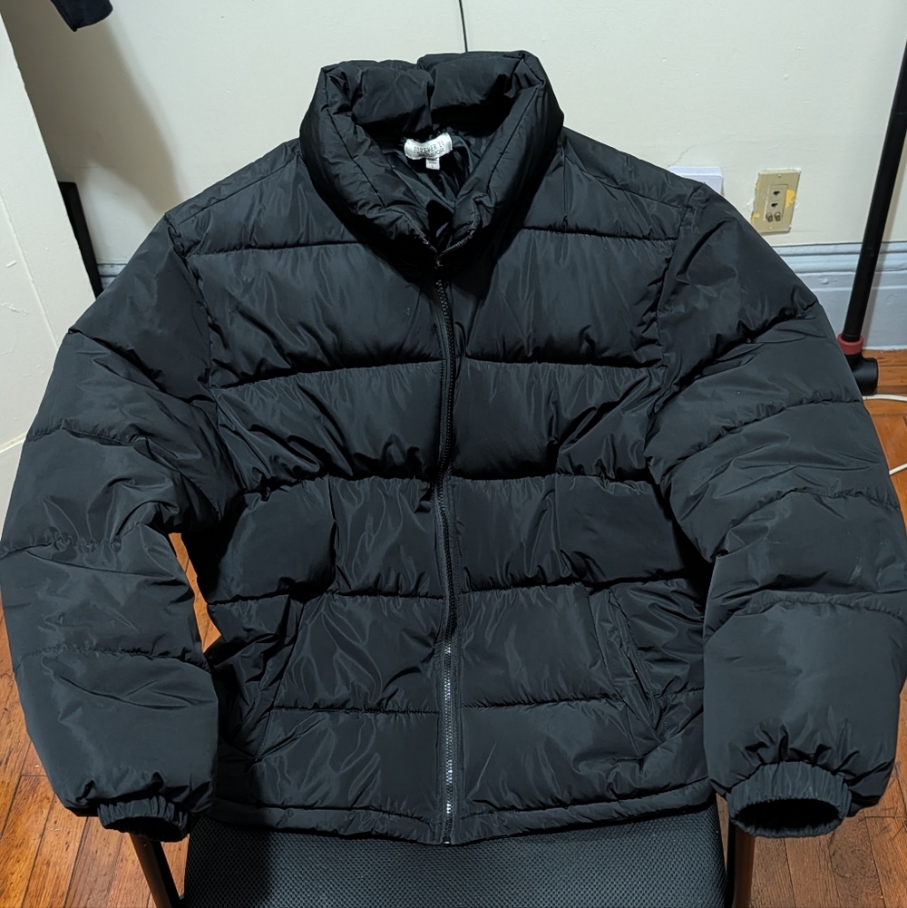 Men's Black Puffer Jacket